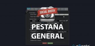 Manual Socialbooth en español parte 1 Pestaña GENERAL