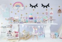 Tendencia: mesas de dulces de unicornios