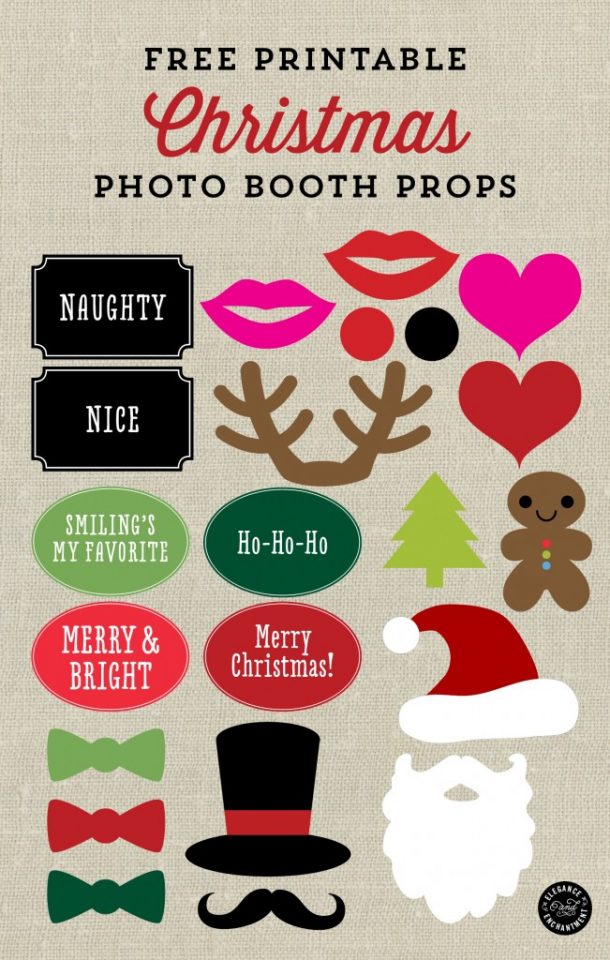 Accesorios para cabinas fotogr ficas para navidad descargable 